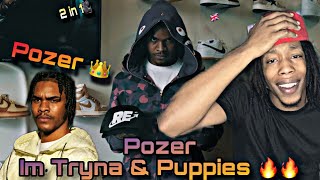 🇬🇧 STILL 1  POZER  IM TRYNA amp PUPPIES bookofjah1 Reaction pozer rap rapper reaction [upl. by Dolley]