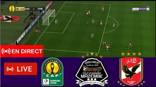 Al Ahly vs tp Mazembe en direct Ligue des champions de la CAF Simulation de football Gameplay PC [upl. by Ress836]