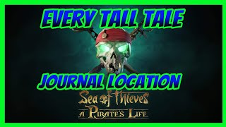 All Tall Tale Journal Locations  Every Pirates Life Tall Tale Journal Locations [upl. by Einnhoj]