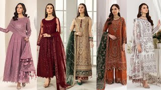 Pakistani Latest Party Wear Dresses 2024  Elegant Women’s Formal Outfits  Wear Waves [upl. by Longawa]