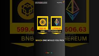 Which one would you pickcrypto bnb ethereum indiabtcofficial surendrathakur indiabtc [upl. by Rosemare]