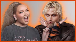 Doing LUKE HEMMINGS Makeup  NikkieTutorials [upl. by French]