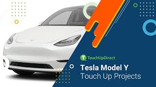 How to Touch Up a Tesla Model Y Shasta White Pear Tricoat [upl. by Wynnie]