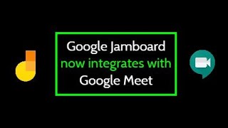 Google Jamboard Integration with Google Meet [upl. by Macmillan525]