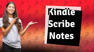 Can I use Kindle Scribe for note taking [upl. by Brazee]