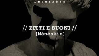 Måneskin  ZITTI E BUONI  Sub Español testo lyrics [upl. by Ediva141]