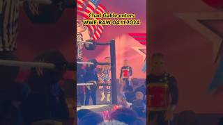 Chad Gable entrance at wweraw wwe wwelive wrestling chadgable [upl. by Jacquenette]