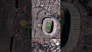 Football stadium Azteca in Mexico 86500 footballstadiumfootballshorts football [upl. by Trillby]