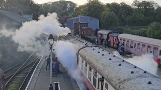 Tornado 60163 departing Wansford [upl. by Kimberly]