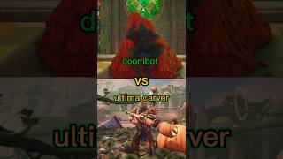 Doombot vs Ultima carver fortnite vs gaming shorts [upl. by Ainahtan]