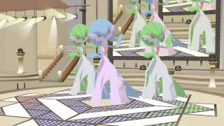 MMD Newcomer Gardevoir and Shiny Gardevoir [upl. by Reviel]