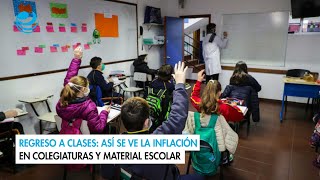 Regreso a clases Así se ve la inflación en colegiaturas y material escolar [upl. by Goebel527]