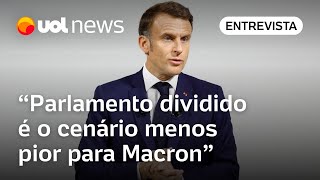 França Macron precisa se esforçar para evitar primeiroministro do partido de Le Pen  Análise [upl. by Attenyw]