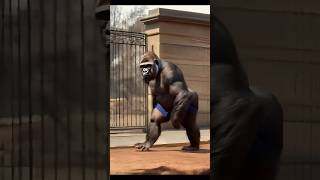 Man transforms into a Gorilla on AGT Americas got talent americagottalent magic [upl. by Luckin]