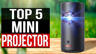 TOP 5 Best Mini Projectors 2022 [upl. by Odama]