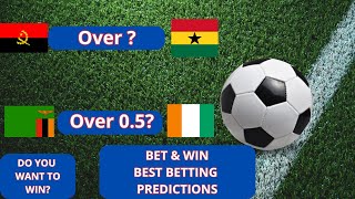 2025 Africa Cup of Nations Qualifier Predictions  AFCON 2025  Football Predictions for Friday [upl. by Kcirddor]