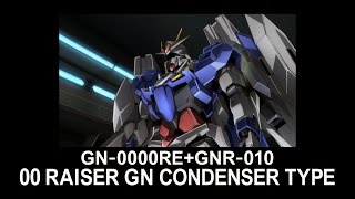 MS0W0500 RAISER GN CONDENSER TYPE from Mobile Suit Gundam 00 Theatrical Edition [upl. by Tingey]