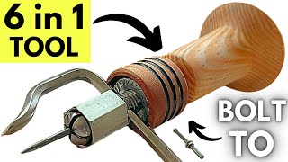 One Bolt Endless Possibilities The Most Versatile Tool I’ve Ever Made diytools woodworking [upl. by Iel]