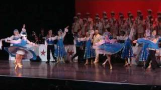 Les Choeurs de lArmée Rouge  Kalinka Russian Popular Dance  Danse Russe Folklorique  Калинка [upl. by Eyks]