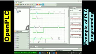 Example of basic PLC programming using OpenPLC [upl. by Ettenawtna]