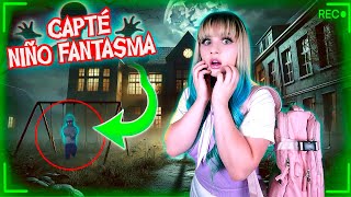 PASÉ la NOCHE en una ESCUELA EMBRUJADA y GRABÉ a un NIÑO FANTASMA REAL 👻😱😈 [upl. by Chen]