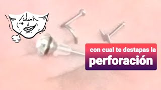 como destapar tu perforación de la nariz nariz perforaciones [upl. by Blader455]