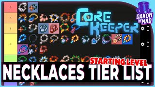 Core Keeper EA  Necklaces Tier List Starter Level [upl. by Deibel]