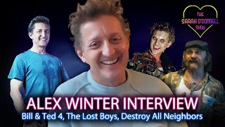 Alex Winter interview  Bill amp Ted 4 news The Lost Boys Destroy All Neighbors Freaked [upl. by Leaw]