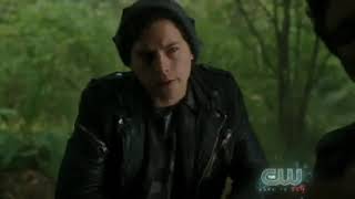 Riverdale season 3 episode 6  Jughead and serpents caught jouqine scene [upl. by Niwrehs]