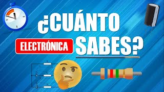 ✔ 17 Preguntas de Electrónica Básica ⚡ ¿Cuánto sabes de ELECTRONICA 👾 Juego de Electrónica [upl. by Meares]