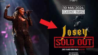 🔴JOSEY CONCERT CASINO DE PARIS INTÉGRALITÉ [upl. by Hteik]