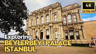 Beylerbeyi Palace Üsküdar Istanbul 2024  Walking in Imperial Ottoman Summer Residence  4K UHD [upl. by Adihsaar]