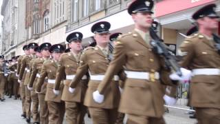 Mercian Regiment March Nottingham [upl. by Hueston]