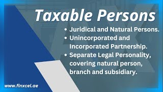 Taxable Persons [upl. by Luelle]