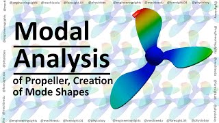 Introduction To Modal Analysis  Propeller Modal Analysis  Mode Shapes  S07 [upl. by Haff318]