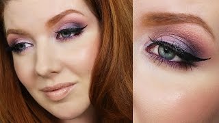 Purple Eyeshadow Tutorial  My Easy Go To Look [upl. by Eleonore]