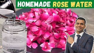 DIY Homemade Rose Water For Glowing And Spotless Skin [upl. by Davis481]