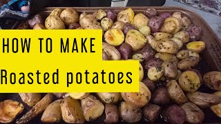 CRISPY ROASTED POTATOES 🥔 RECIPE  Amy’s kitchen vlogs [upl. by Shrier]