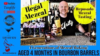 Ilegal Mezcal Reposado Mezcal Review Aged 4 Months in Bourbon Barrels [upl. by Ylrehs822]