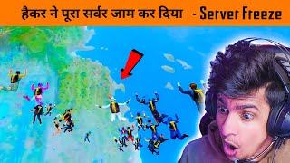 😱 Server Freeze Hacker is Back in BGMI  This Hacker Crash BGMI server Live  BandokBaaz [upl. by Shirline]