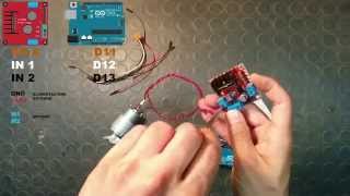 L298N pilotare un motore DC con Arduino [upl. by Fotina105]