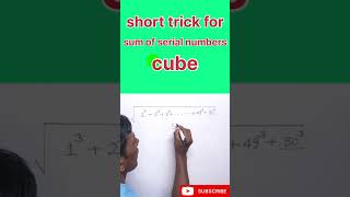 Sum of serial numbers cubes in underroot easy way maths primenumbers complexnumbers [upl. by Ailices]