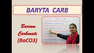 Baryta Carb Part1 Drug Picture Homeopathic Medicine Easy Understanding [upl. by Thorin]