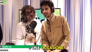 Valerio Lundini a “LA ZANZARA” La Zanzara del15012024 [upl. by Yerak456]