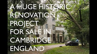 A Huge Historic Project For Sale  Tour This Georgian Rectory  Cambridge  England uniquehomes [upl. by Koehler]