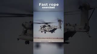 US Marines conduct fast rope exercises at Knox Air Force Base near Yuma Arizona [upl. by Morocco158]