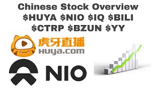 Chinese Stocks Overview HUYA NIO IQ BILI BZUN CTRP [upl. by Idalla690]