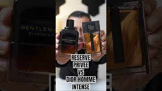 😍 The new Dior Homme Intense 😍 VS Givenchy Reserve Privee diorperfume fragrance mencologne perfu [upl. by Nirihs38]