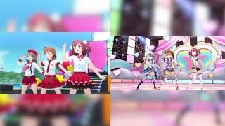 Genki Zenkai DAY DAY DAY  Love Live PS4 vs iOS MV Comparison [upl. by Aihsatsan339]