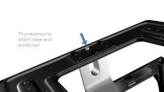 Dell Dual Monitor Stand MDS14 720p [upl. by Eilitan]